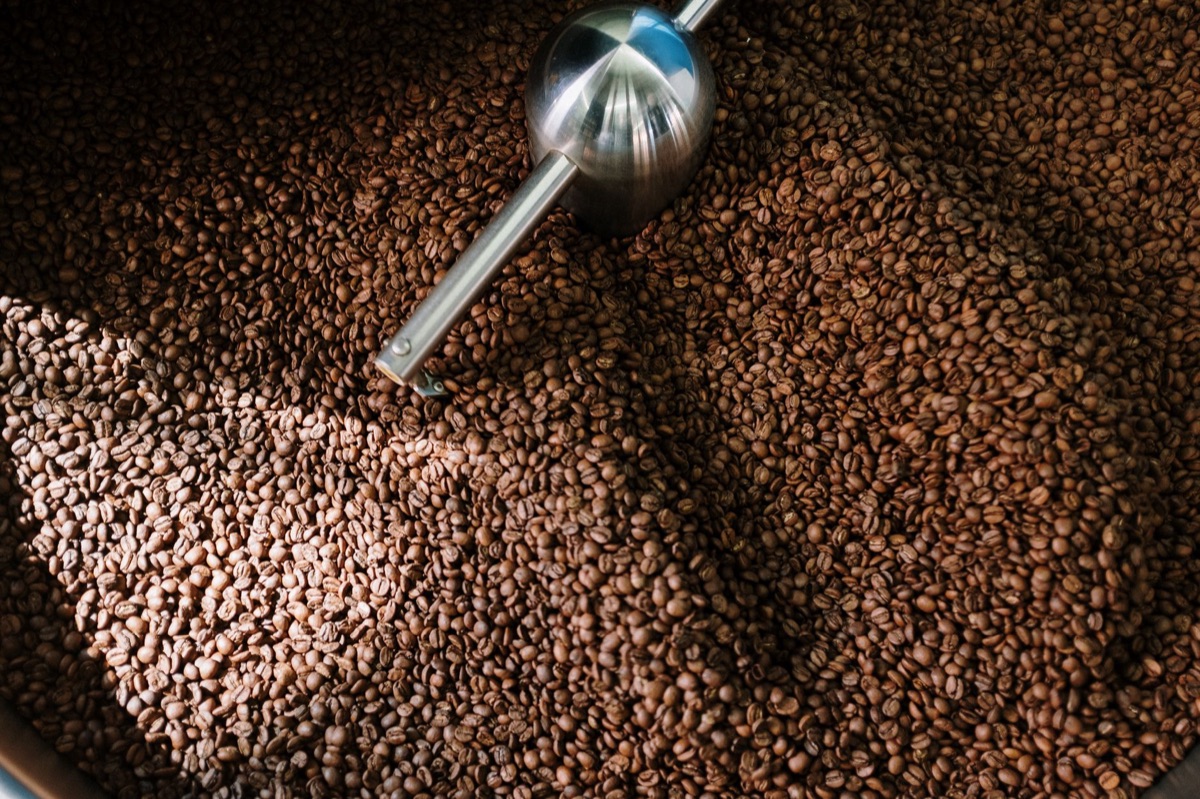 Kaffeebohnenverarbeitungsmaschine