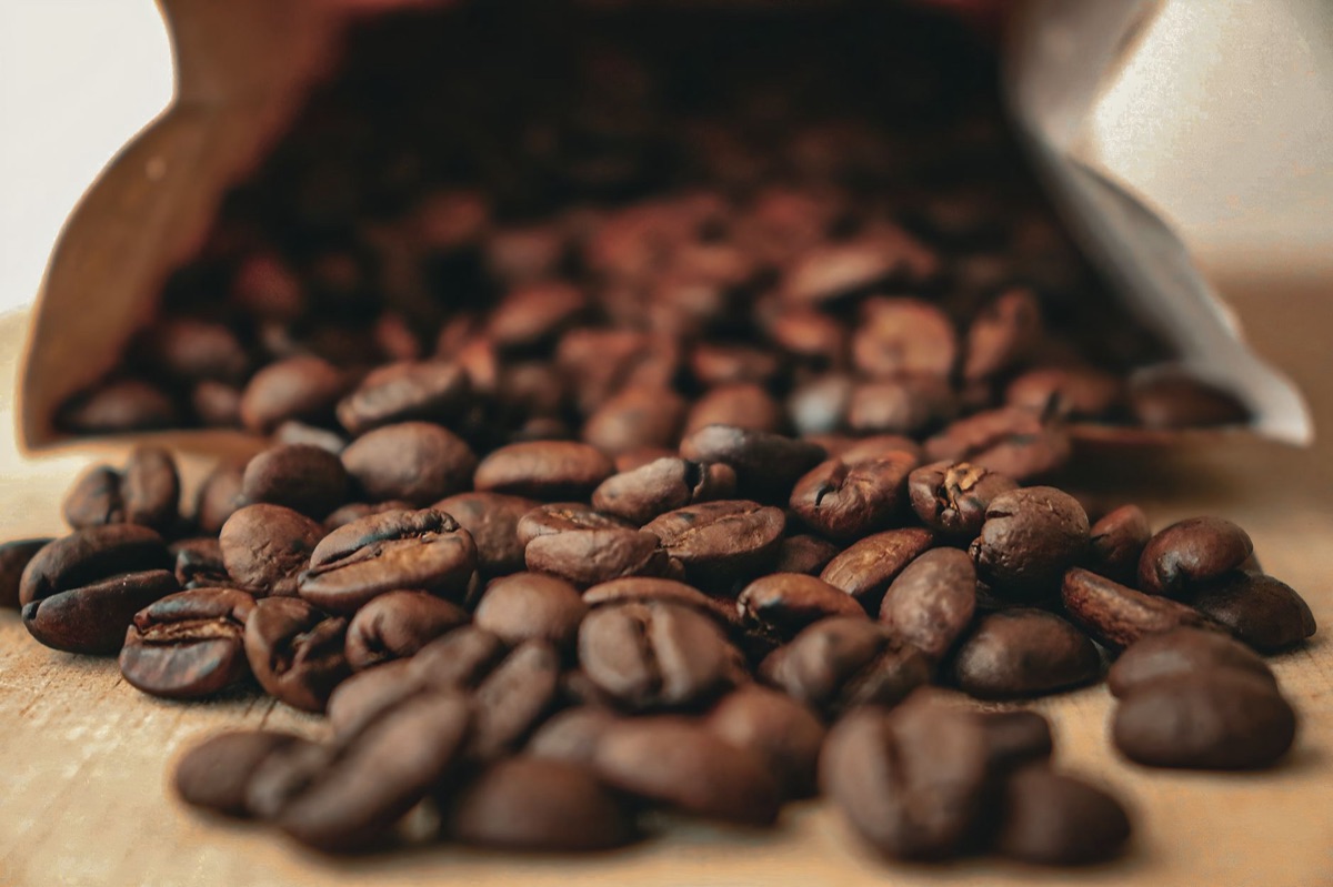 café en Brasil en suelo