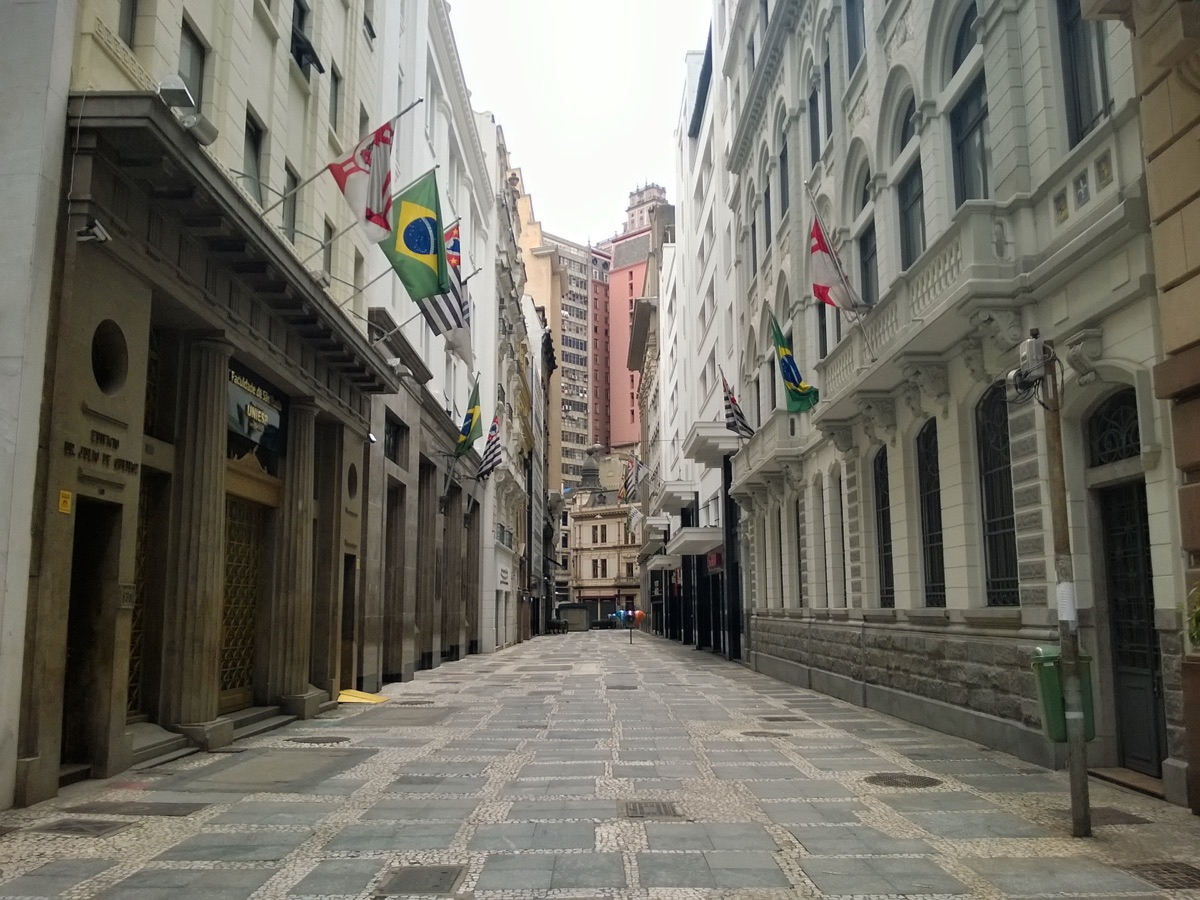 São Paulo Stadtstraßen, Menschenmassen, soziale Interaktion, Stadtveränderung