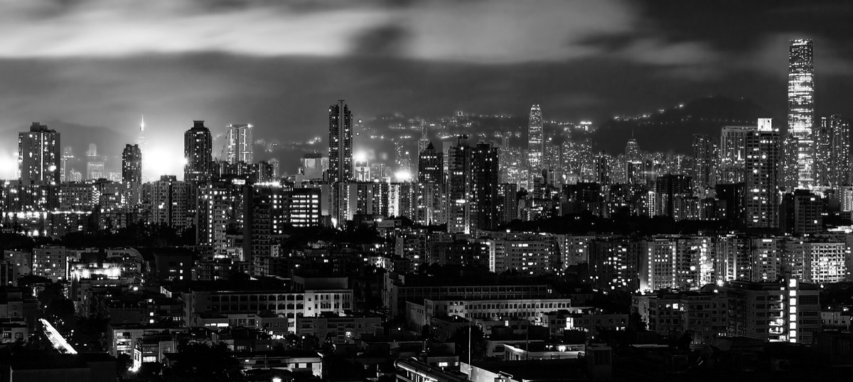 巴西城市夜景與摩天大樓
