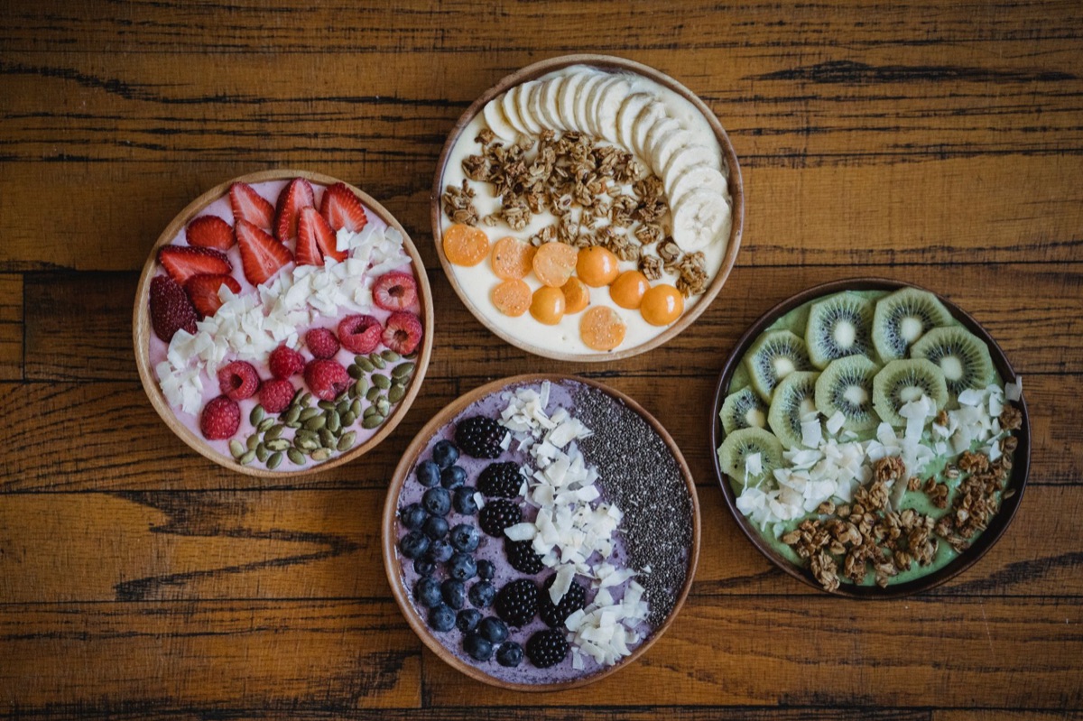 Açaí bowl con granola