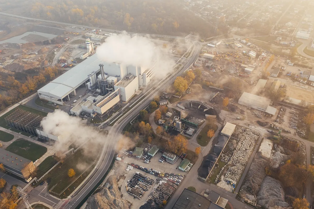 pollution, environment, drone, aerial, climate, change, industrial, chemical, ecology, atmosphere, global, warming, emission, carbon, protection, steam, haze, g