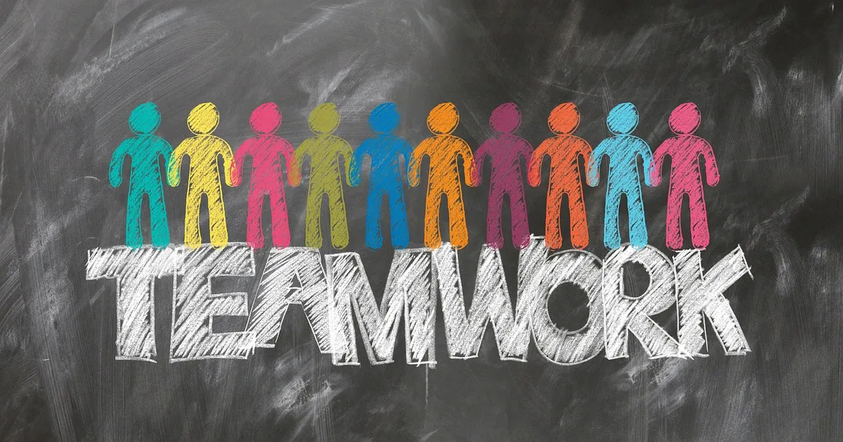 teamwork, team, board, chalk, hatching, gears, drive, people, group, silhouettes, man, woman, cooperate, together, group work, community, collaboration, busines