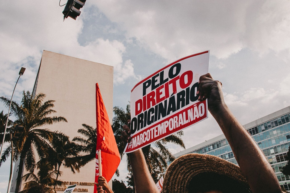 1980er-Protest in Brasilien